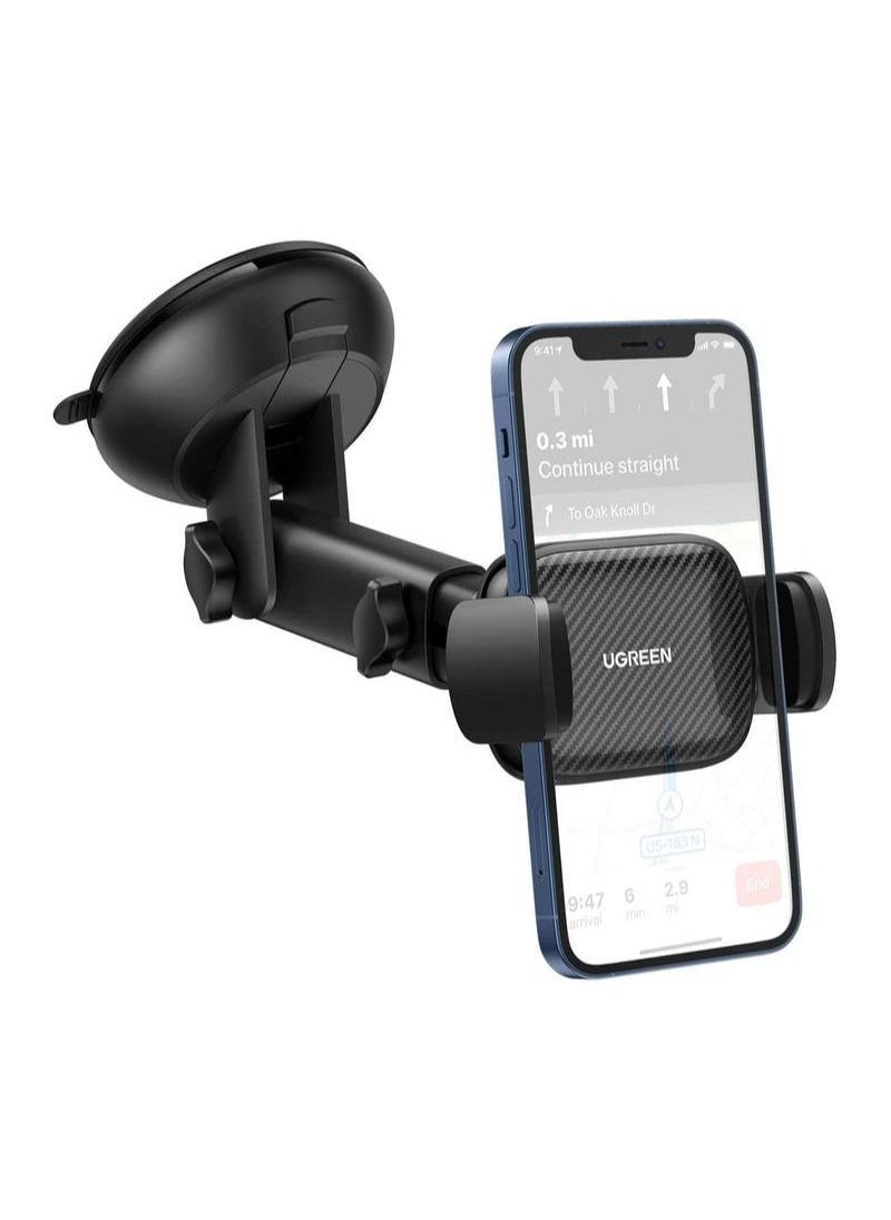 Generic - Car Phone Holder Dashboard Car Mount Windshield Cradle Strong Suction Compatible with iPhone 13 Pro,13 Pro Max,13,13 mini, iPhone 12 pro max,11 Pro Max Xs Max X XR, Galaxy S10+, LG G8X,and More - Image 1