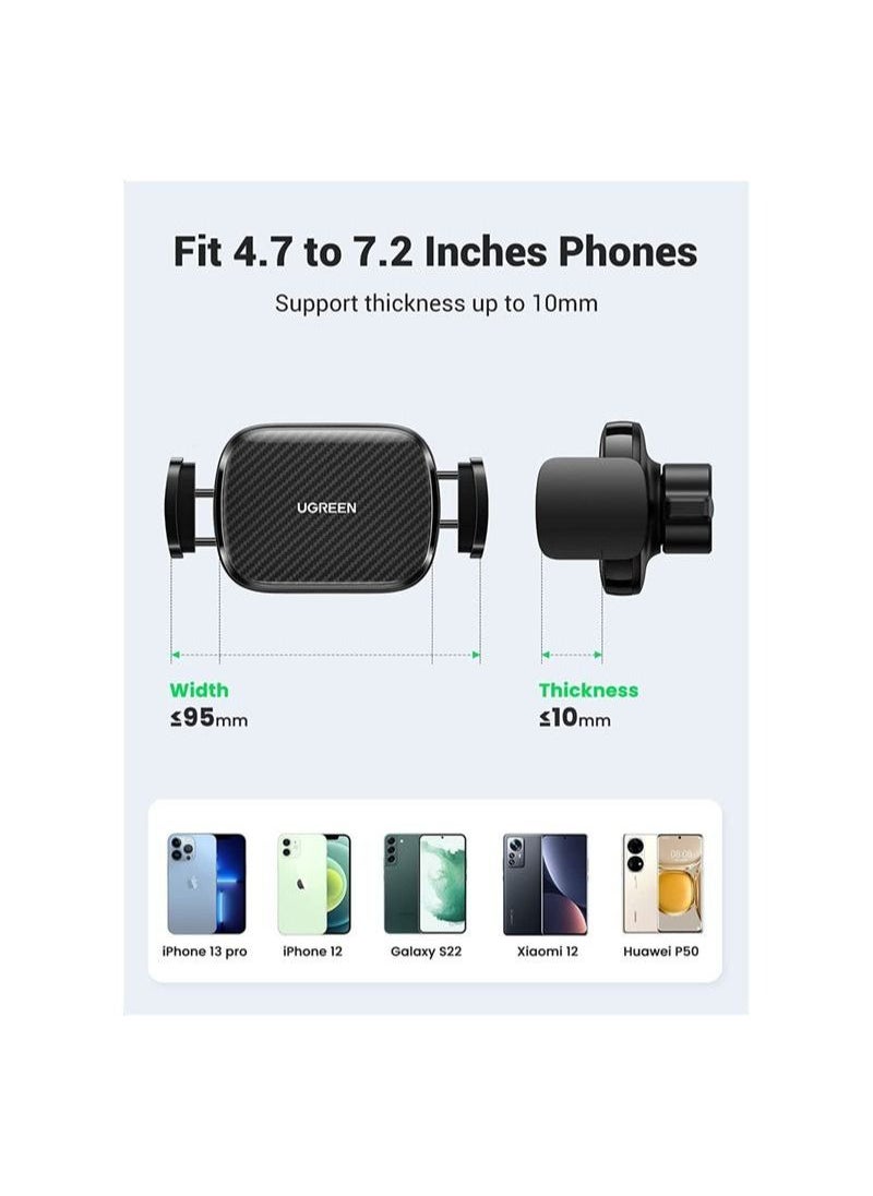 Generic - Car Phone Holder Dashboard Car Mount Windshield Cradle Strong Suction Compatible with iPhone 13 Pro,13 Pro Max,13,13 mini, iPhone 12 pro max,11 Pro Max Xs Max X XR, Galaxy S10+, LG G8X,and More - Image 1