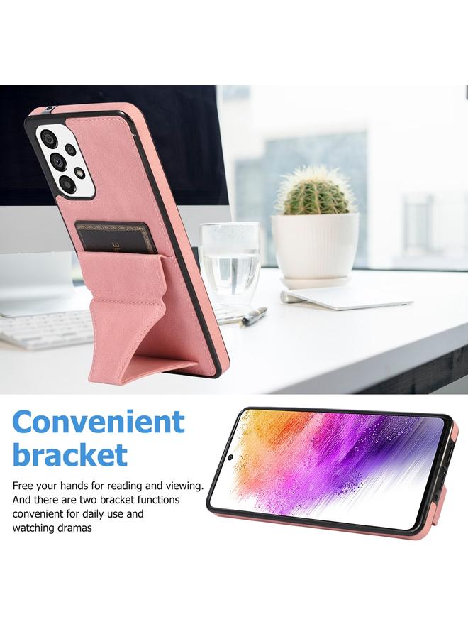 اس-توب جراب لهاتف Samsung Galaxy A33 5G جراب واقٍ مقاوم للصدمات فائق النحافة مع حامل - Image 4