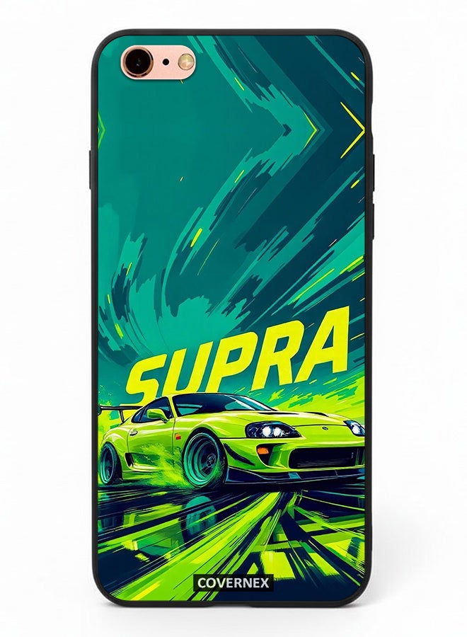 Covernex Apple iPhone 6s Plus Protective Case Cover Printed Featuring JDM Icon Supra Drift Illustration - Image 2