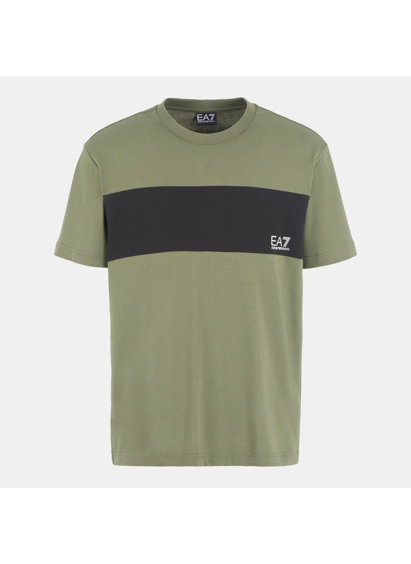 EA7 Emporio Armani Men's Block Print T-Shirt