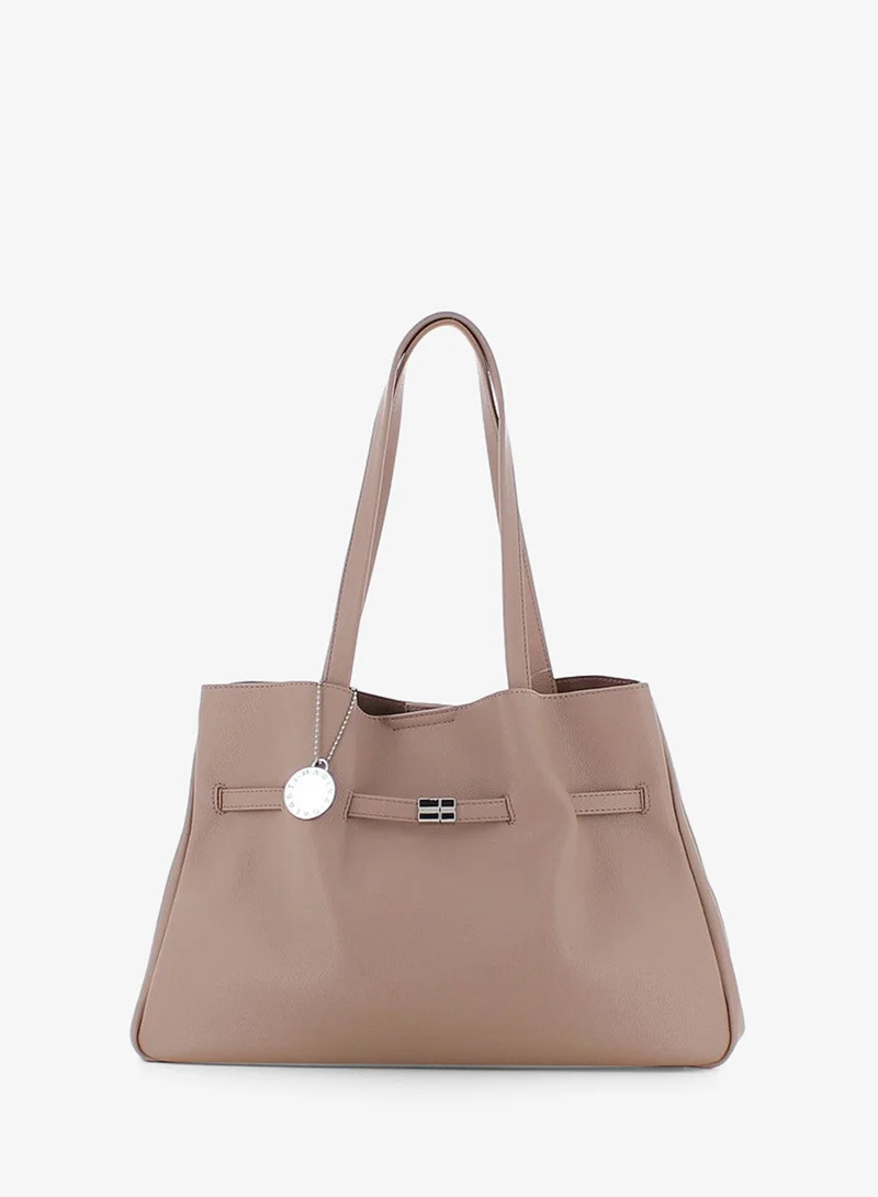 مارينا جالانتي Marina Galanti Women's Bessude Leather-Effect Shopper Bag - Beige