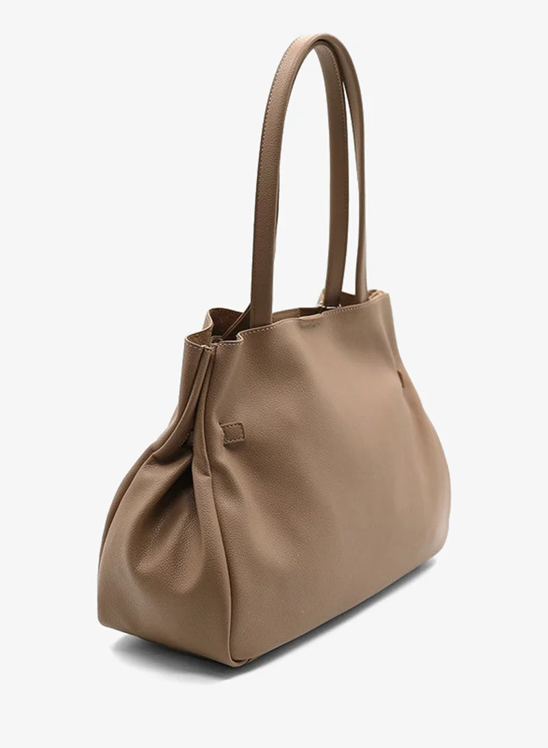 مارينا جالانتي Marina Galanti Women's Bessude Leather-Effect Shopper Bag - Beige