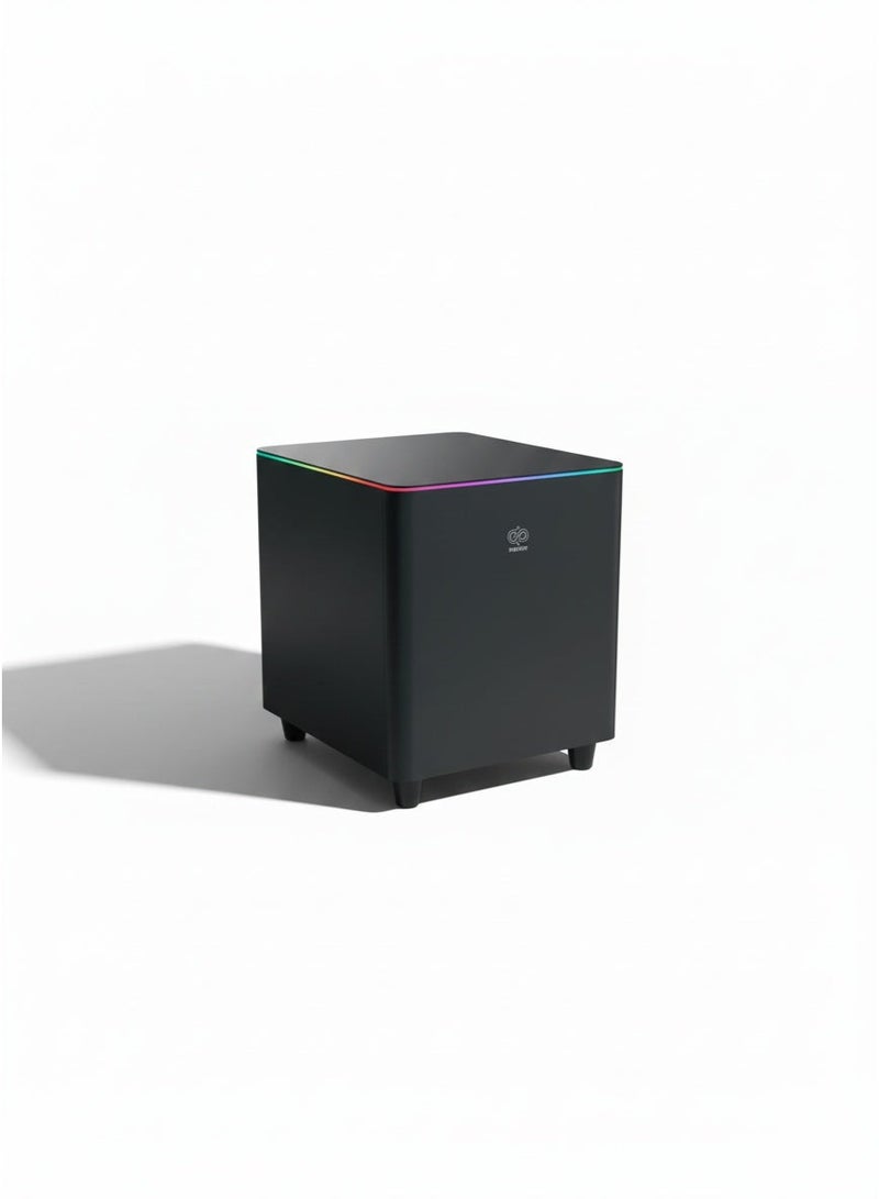ENGAGE BAR 133 SW RGB Wireless Soundbar System, 250w RMS & 5000W PMPO Max Power, Double Glass Dazzling RGB Light, Intuitive Controls, Bluetooth 5.0, Black - Image 3
