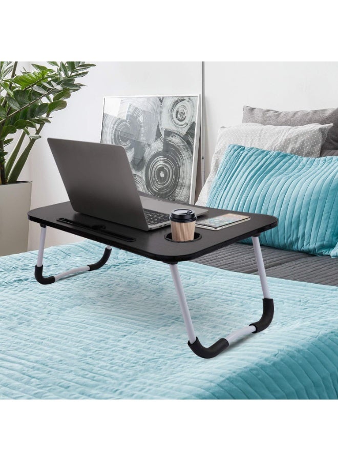 Foldable Laptop Bed Table – Grey – Multipurpose Portable Desk - Image 2