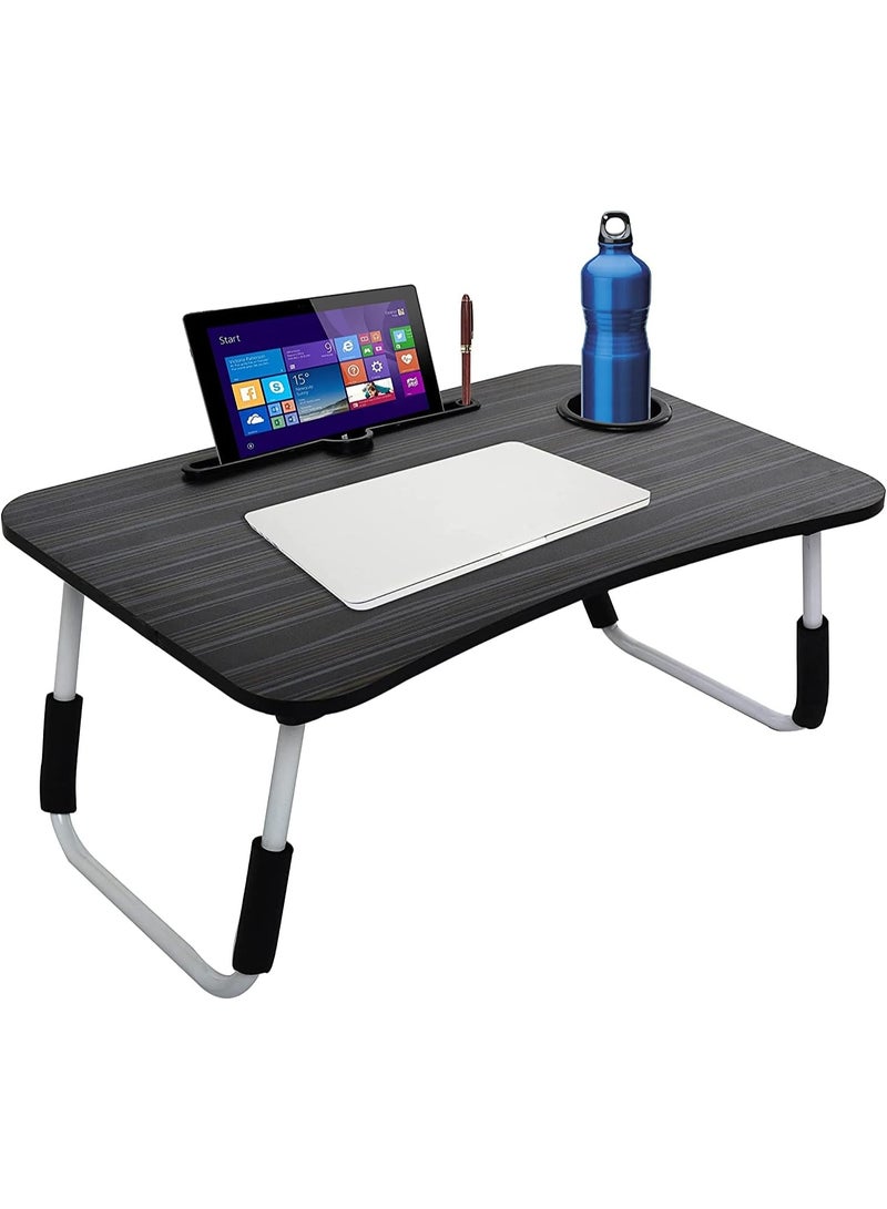 Foldable Laptop Bed Table – Grey – Multipurpose Portable Desk - Image 5