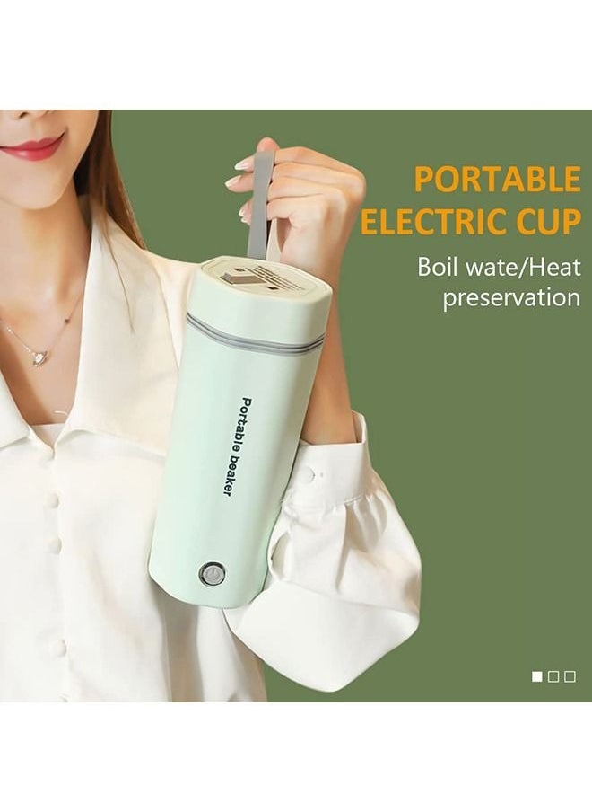 MIXDE Portable Electric Kettle for Boiling Water 350ML Travel Beaker Tea Kettle Hot Water Boiler for Making Tea Coffee  - Image 1