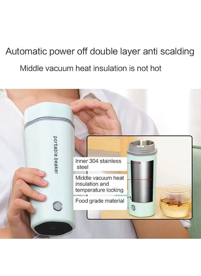MIXDE Portable Electric Kettle for Boiling Water 350ML Travel Beaker Tea Kettle Hot Water Boiler for Making Tea Coffee  - Image 4