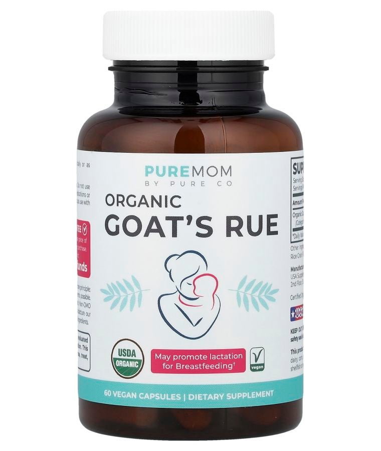 Organic Goat's Rue 60 Vegan Capsules (375 mg per Capsule)