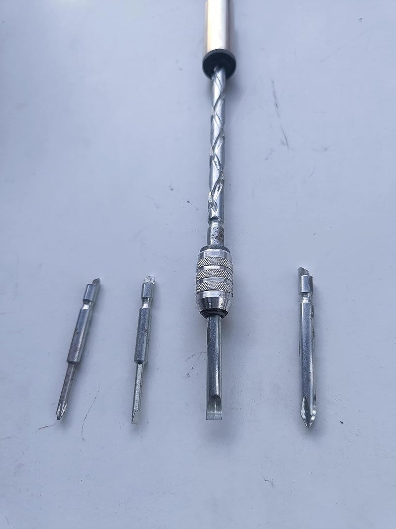 TMC Automatic Spiral Ratchet Screwdriver with 4 Bits Hand Tool | Anti-Slip Handle for Multipurpose Use  - Image 3