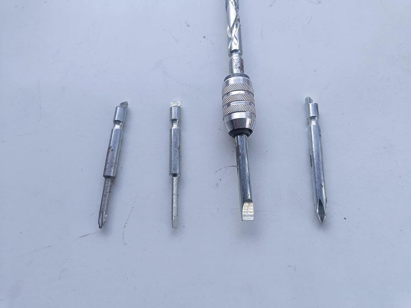 TMC Automatic Spiral Ratchet Screwdriver with 4 Bits Hand Tool | Anti-Slip Handle for Multipurpose Use  - Image 4