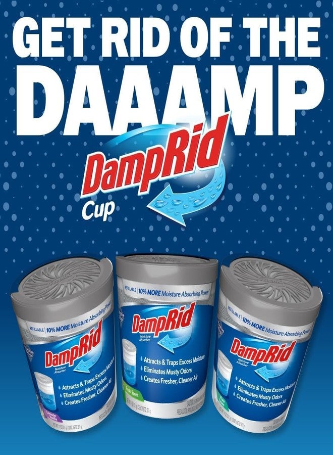ILIOS Damp Rid Moisture Absorber Refillable System - 44oz Damp Rid Refill Bag with 11oz Cup, Odor and Moisture Absorber for Closet, Bathroom & Home, Pure Linen- ILIOS Packaging - Image 3