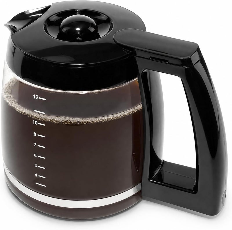 Srempat 12-Cup Coffee Carafe Replacement for Cuisinart Coffeemaker, Pt. DCC-1200PRC | Premium Borosilicate Glass Coffee Pot Fits DCC-1200, DCC-1100BK, SS-12, CHW-12, DGB-550BK Series - Image 3