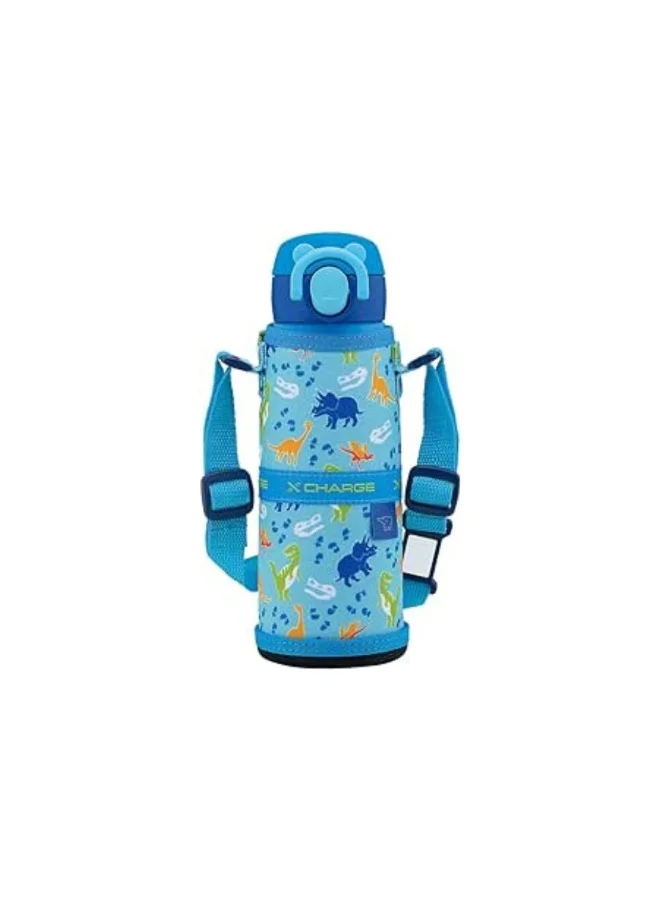 Zojirushi S/S Vacum Bottle,0.48L, Dinosaurs Blue