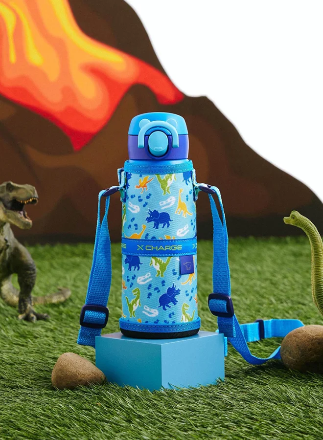 Zojirushi S/S Vacum Bottle,0.48L, Dinosaurs Blue