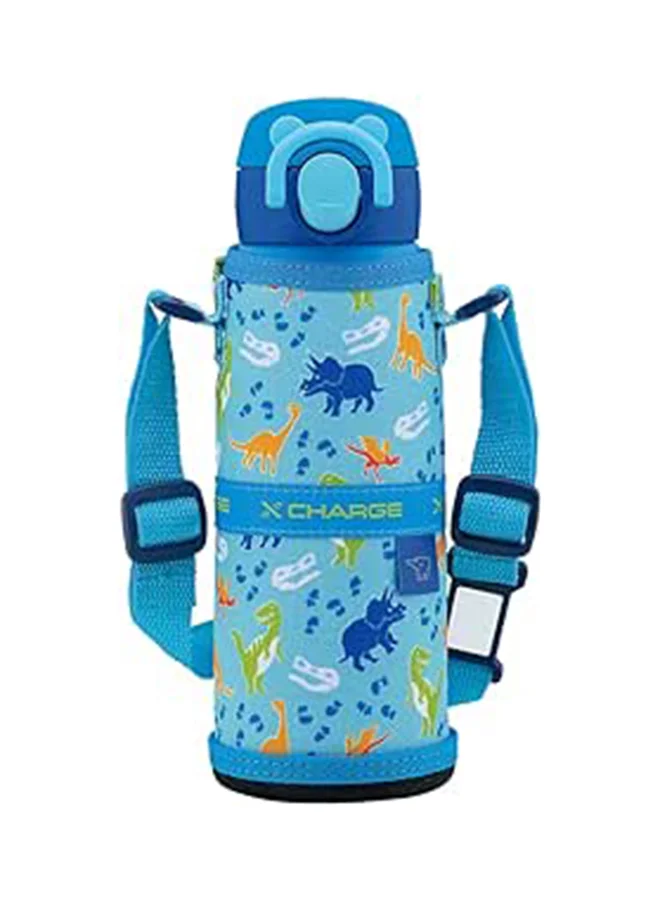 Zojirushi S/S Vacum Bottle,0.48L, Dinosaurs Blue