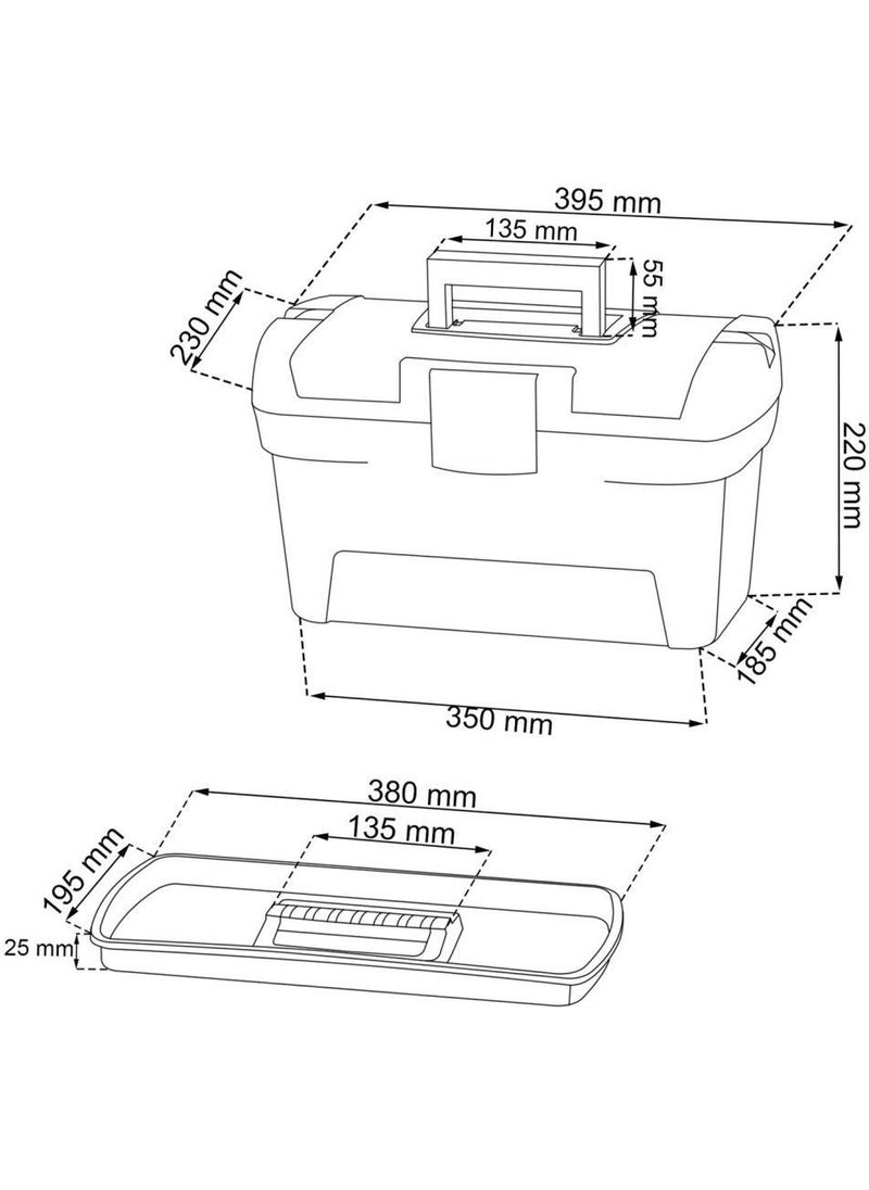 Rapid Keter Curver 16'' Tool Bag  - Image 2