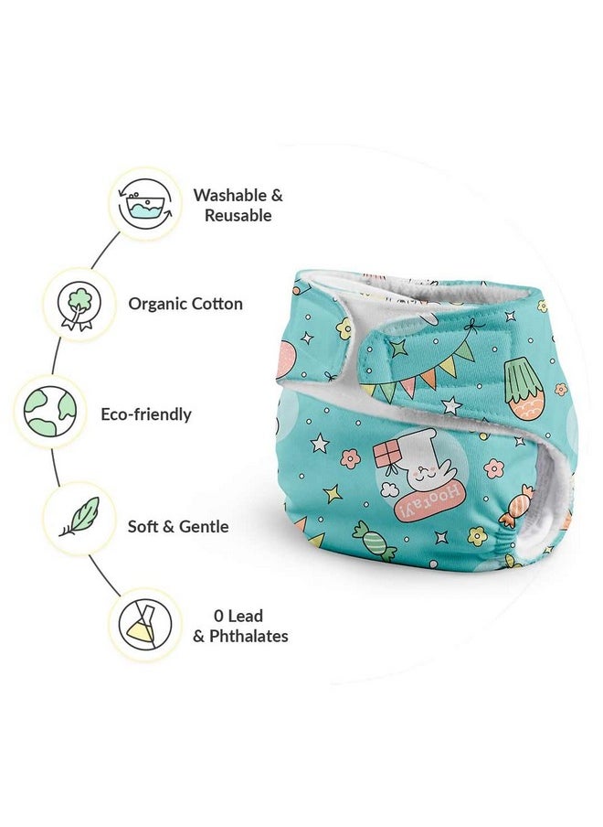 Superbottoms superbottoms Newborn Uno Cloth Diaper Reusable And Washable Cloth Diaper For Newborn Babies From 0-3 Months Softest And Safest Diapers With Dry Feel Magic Pad,Pack of 1  - Image 3