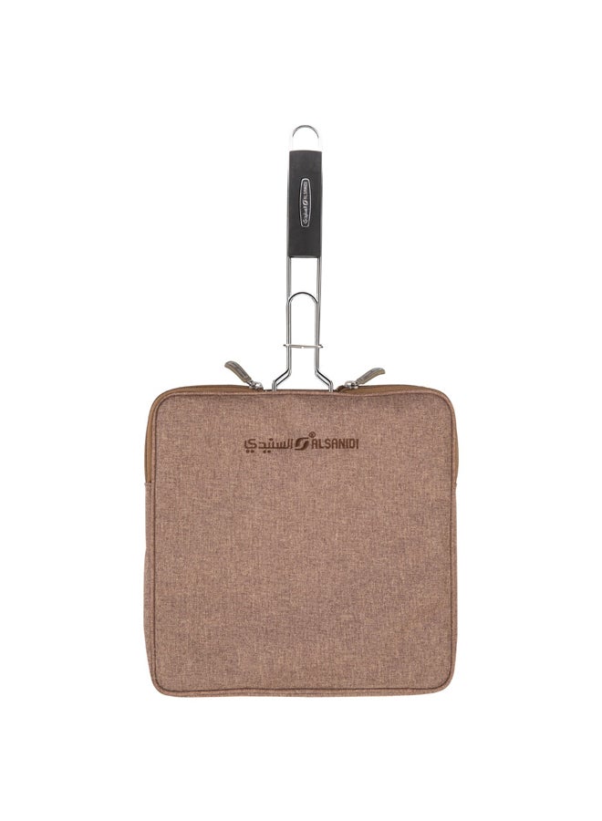 AL SANIDI Versatile grilling net, Grill grates, Silver, 30x30 Cm - Image 5