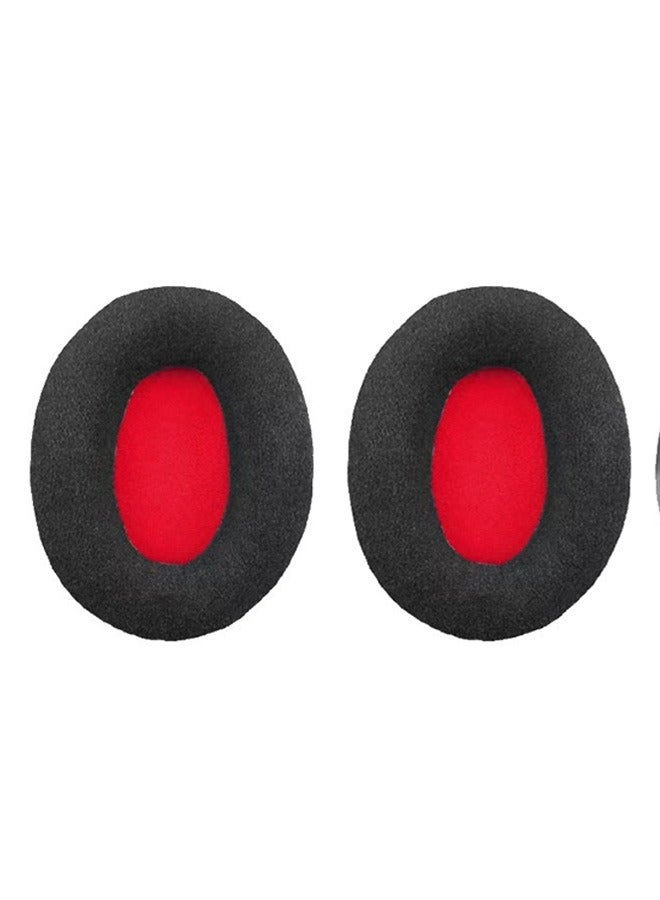 Headphone Cover, High Quality Headrest Replacement Breathable Ear Pads with Kingston HyperX Cloud II/III (Black) Earmuffs, HyperX Cloud 2/3 Ear Pads - Image 1