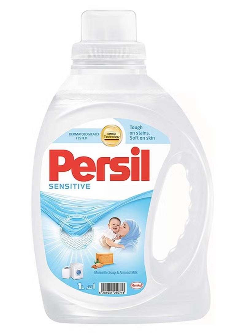 Persil Sensitive And Baby Liquid Laundry Detergent Marseille Soap And Almond Milk - Image 1
