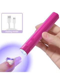 Beauty Body Hand Light，Wireless Handheld UV Light For Gel Nails, Mini Nail Dryer, Portable Gel Polish Curing Lamp, Perfect Gift for Girls（Pink）  - Image 1