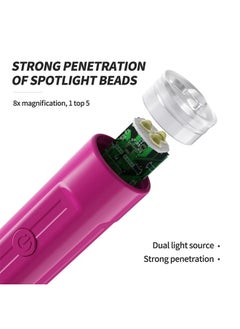 Beauty Body Hand Light，Wireless Handheld UV Light For Gel Nails, Mini Nail Dryer, Portable Gel Polish Curing Lamp, Perfect Gift for Girls（Pink）  - Image 3