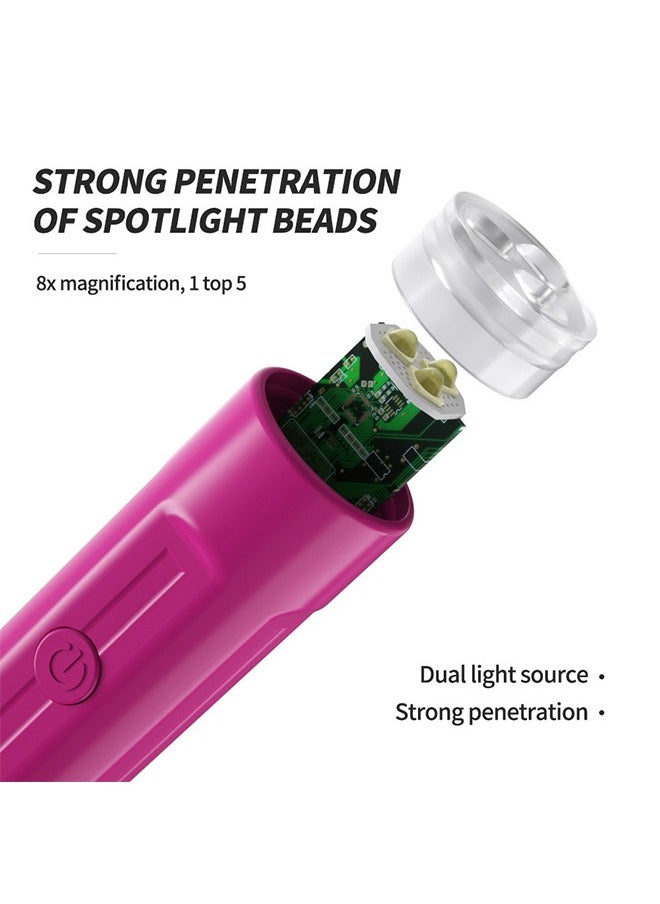 Beauty Body Hand Light，Wireless Handheld UV Light For Gel Nails, Mini Nail Dryer, Portable Gel Polish Curing Lamp, Perfect Gift for Girls（Pink）  - Image 3