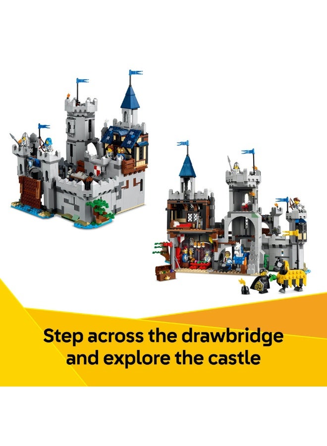 LEGO Creator 3in1 Medieval Horse Knight Castle 31168 (1371) Pieces - Image 5