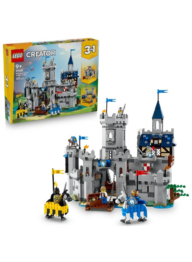 LEGO Creator 3in1 Medieval Horse Knight Castle 31168 (1371) Pieces - Image 1