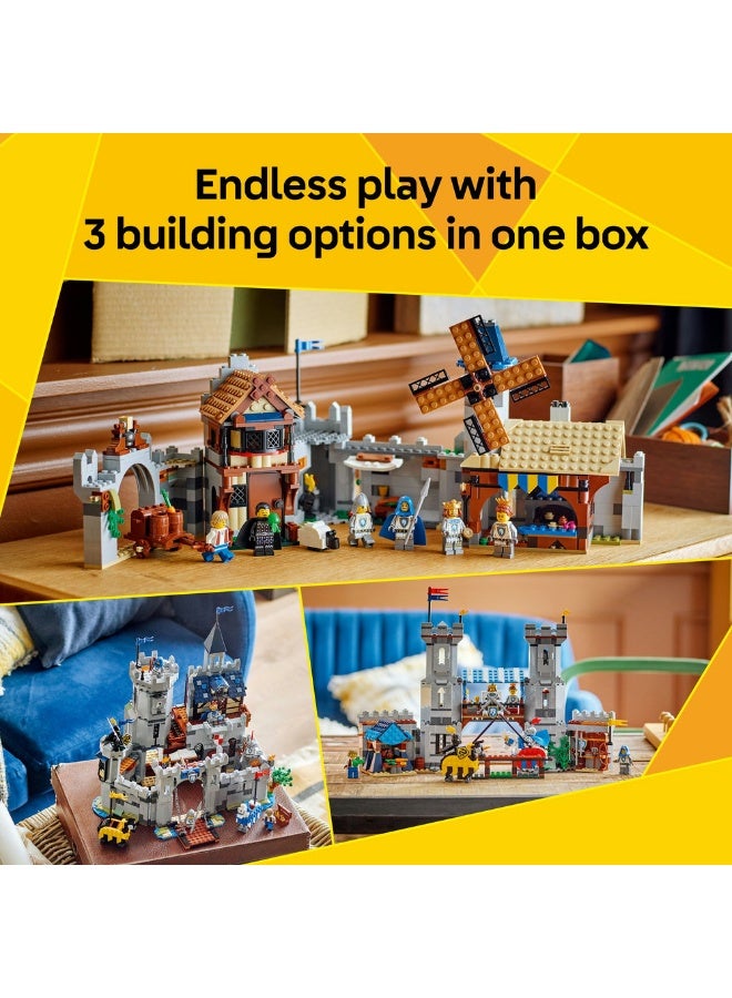 LEGO Creator 3in1 Medieval Horse Knight Castle 31168 (1371) Pieces - Image 4