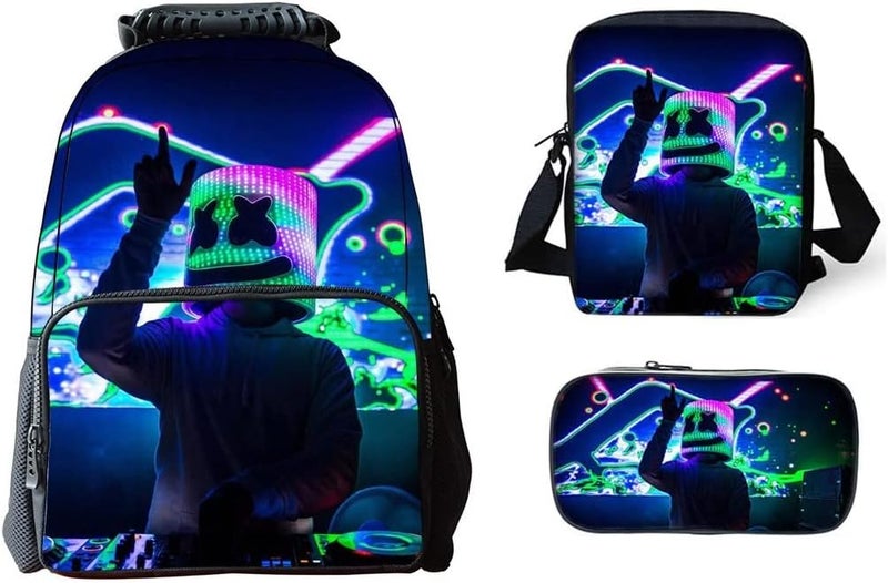 FAYET Backpack 3D Printed School Bags Unisex Laptop Backpack for Kids/Students/Adults - Image 1
