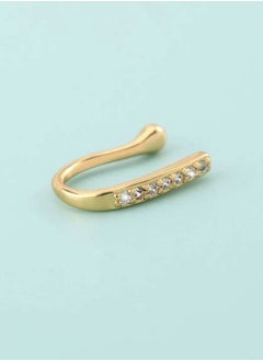 YUCCA Rhinestone Decor Nose Ring for Women, Non Pierced Punk, New Fashion Body Jewelry Suitable for All Parties and Occasions  - Image 4