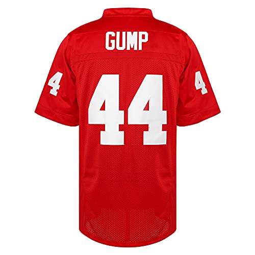 JKNAKN Forrest Gump #44 The Movie Stitched Football Jersey S-3XL (X-Large, Red) - Image 3