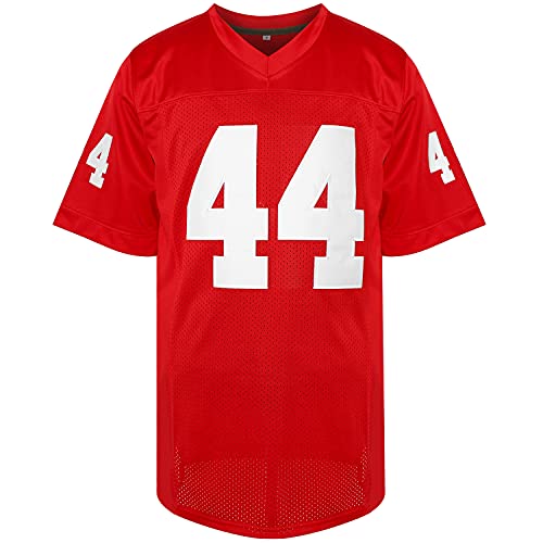 JKNAKN Forrest Gump #44 The Movie Stitched Football Jersey S-3XL (X-Large, Red) - Image 2
