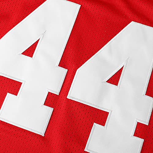 JKNAKN Forrest Gump #44 The Movie Stitched Football Jersey S-3XL (X-Large, Red) - Image 4