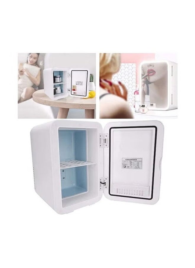 Joshberg Mini Fridge with DimmableLED Mirror Portable Car Refrigerator Makeup Beauty Fridge 8L for Refrigerating Makeup Skincare and Food for Bedroom Office and Car  - Image 4