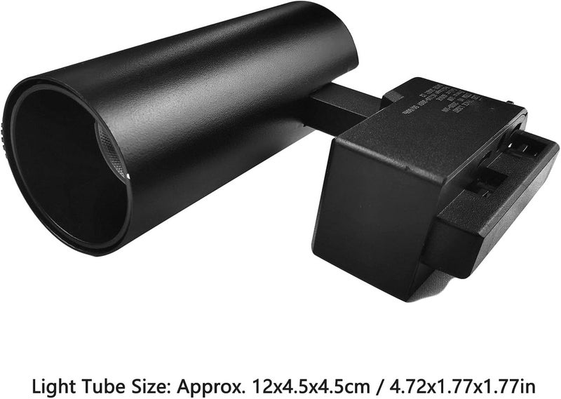 ZJchao رأس إضاءة LED للمسارات، قوة 10 واط، درجة حرارة لون 4000 كلفن، مصباح سقفي من الألمنيوم، مناسب للمطبخ، غرفة المعيشة، الغاليري، والأعمال الفنية. - Image 2