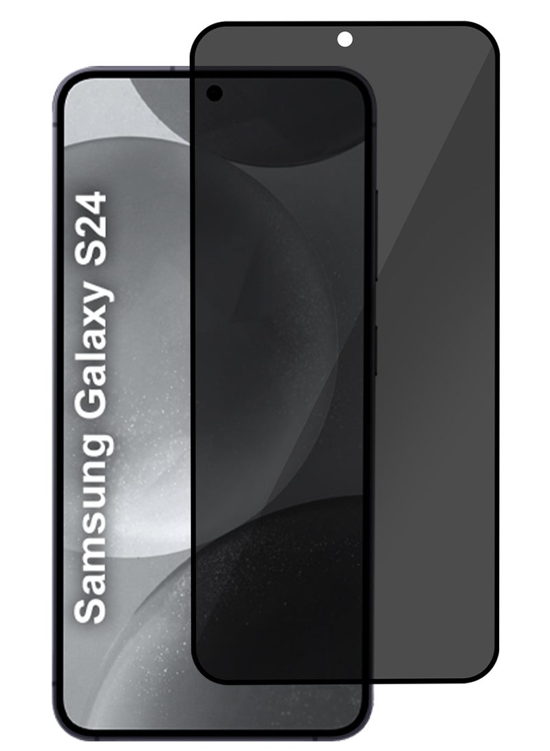 MUDISO Samsung Galaxy S24 Privacy Screen Protector Anti-Bubble, Shock-Proof, High Durability Clear-1 - Image 1