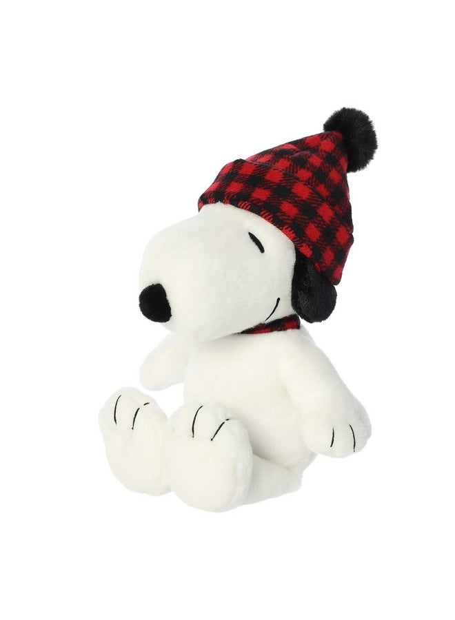 AURORA دببة أروورا® الاحتفالية من الفول السوداني® بنمط شتوي سنوبي - شخصيات كلاسيكية - ذكريات دائمة - بيضاء 11 بوصة - Image 5