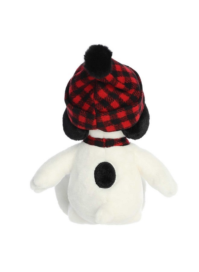 AURORA دببة أروورا® الاحتفالية من الفول السوداني® بنمط شتوي سنوبي - شخصيات كلاسيكية - ذكريات دائمة - بيضاء 11 بوصة - Image 4