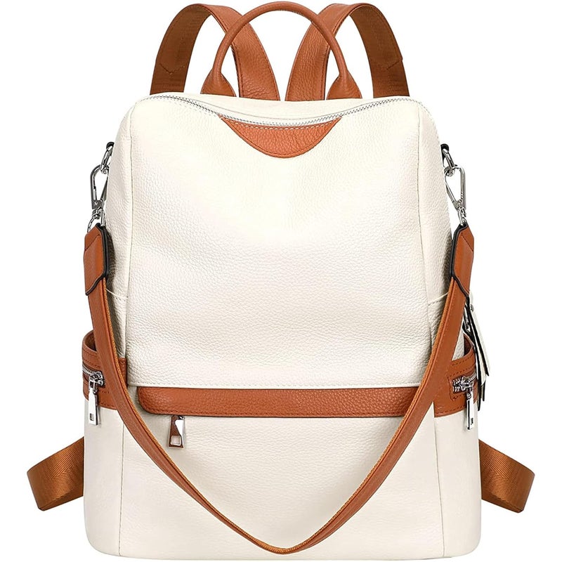 TrueArch Leather Backpack for Women Elegant Backpack Purse Ladies Leather Shoulder Fitting Rakhi Gift for Sister, Mother Bhabhi - Image 1