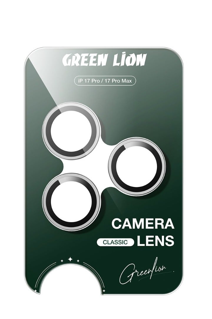 GREEN LION iPhone 17 Pro/ Pro Max Classic Camera Lens/ Better Photoshoot Quality/ Easy installation lens - Grey Titanium - Image 3