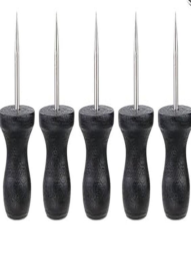 IMPRINT Decorative Wooden Push Pins with Metal Tips, Black, Pack of 15 - Image 1