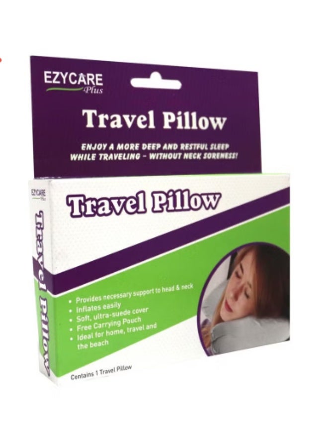 Ezycare Travel Pillow 18492 – Comfortable Neck Support Pillow for Travel