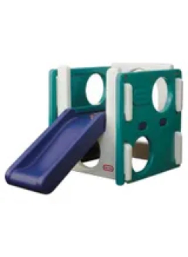 Little Tikes Junior Slide Activity Gym, Durable and Safe, Green/White/Purple Playset for Kids, 18M-4Y, Dimensions 76x130x77 cm - Image 2