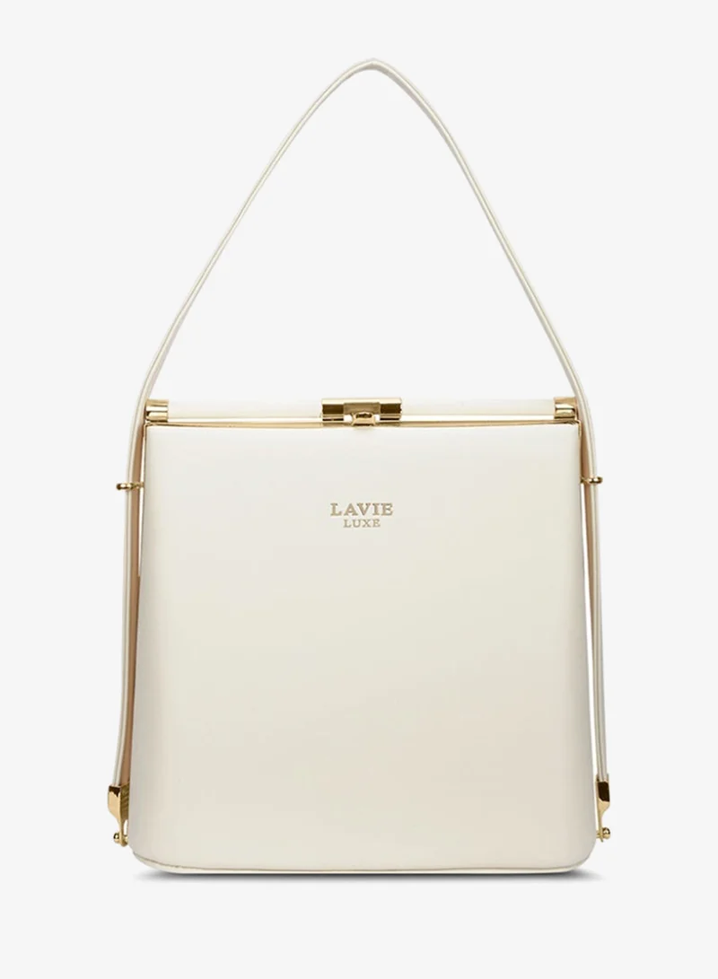 لافي نظارة نسائية فاخرة بإطار كبير أوف وايت