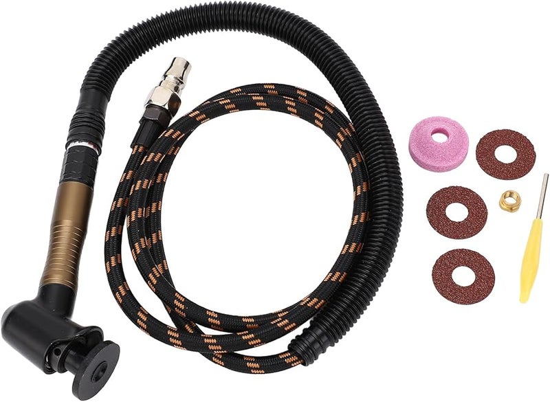 مطحنة قلم هواء بزاوية قائمة 23500 دورة في الدقيقة أداة تلميع ونقش فولاذ التنغستن عالية السرعة - Image 1