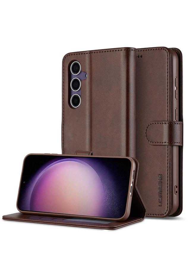 ال سي اميكي جراب لهاتف Samsung Galaxy A36 5G مصنوع من جلد العجل - Image 1