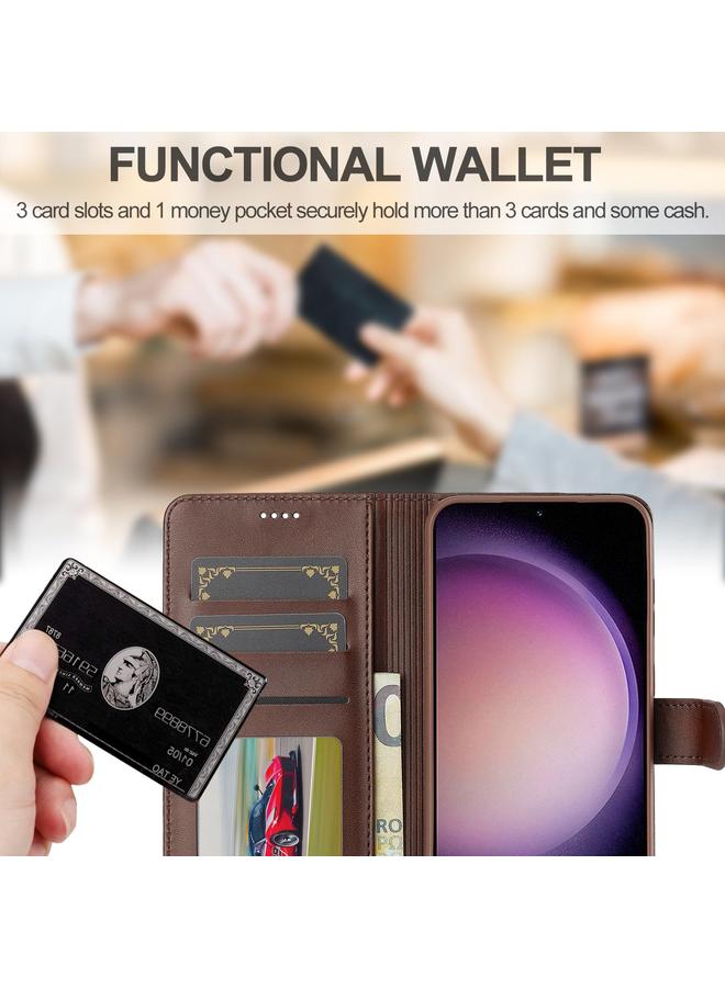 ال سي اميكي جراب لهاتف Samsung Galaxy A36 5G مصنوع من جلد العجل - Image 5